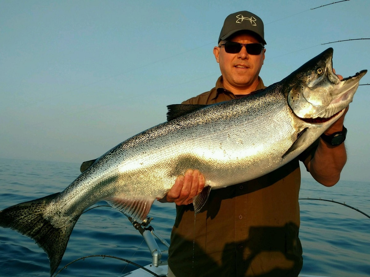 Lake Michigan Salmon Fishing 10422